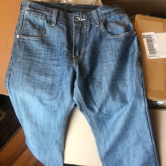 Levi’s Strauss Original Riveted Slim Straight Mens Jeans! Almost Like New!! 30W - Picture 2 of 9